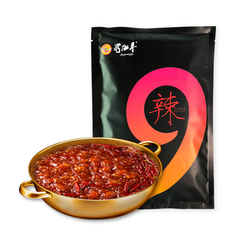 蜀九香特辣牛油火锅底料全料手工传统经典 500g标题下299-150券叠加2件75折，拍8件78折合每件9.75注意加车改促销