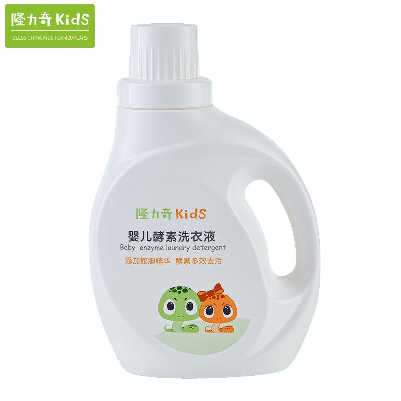 隆力奇kids 婴儿洗衣液 添加蛇胆精华酵素 温和去污 1L