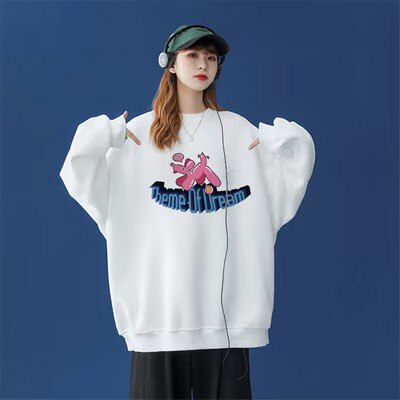 0点开始 拍3件59.9元【秘印旗舰店】日系新款圆领街头情侣卫衣(3xL12xWeFMT)/ CZ1111慵懒BF风 款式超多 都好看情侣装/姐妹装冲起来 超百搭日常囤秋装 线下一件都49了