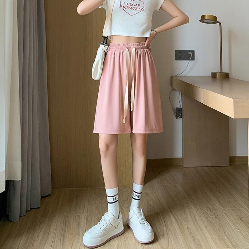 诗莉奥薄款高腰显瘦运动短裤