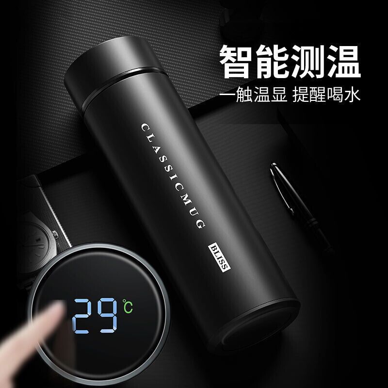 19.9元 虾选旗舰店不锈钢智能保温杯500ml(1pvNXprp2lv)/   天气逐渐转凉 多喝热水
