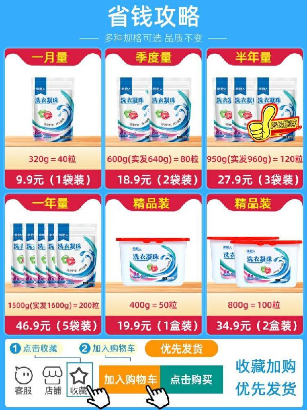先领券 0点后下单 8.9元南极人香水型洗衣凝珠40颗 (ARzX1yMW9pu)