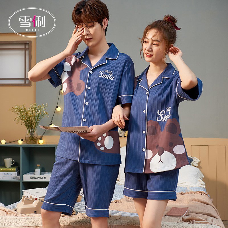 49元【大牌雪俐】夏天情侣款舒适睡衣家居服(WmbRXRi4SJc)/
