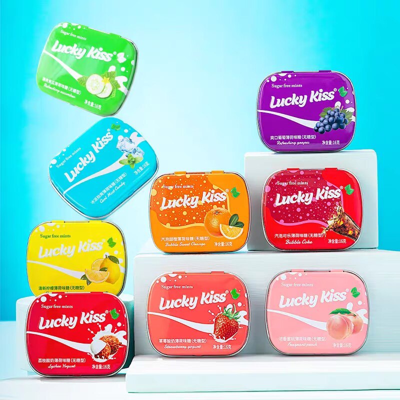 8件 任选8件 到手19.9💵【luckykiss旗舰店】多口味无糖薄荷糖40粒*8盒)0gxJdKXi2WM)/ CZ11//无糖配方 减肥吃根本没负担吃一颗清新口气 你我更亲近---全品券 d.618day.com/618