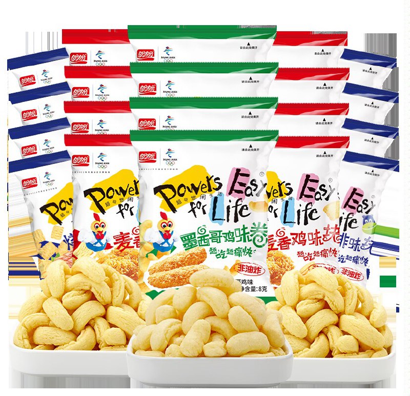 0点开始  19.9元【盼盼官方航旗店】盼盼非油炸麦香鸡味块40包)ywx8dluf44U)/ CZ11//