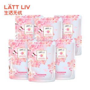 8生活无忧LATTLIV洗衣液480g*6袋