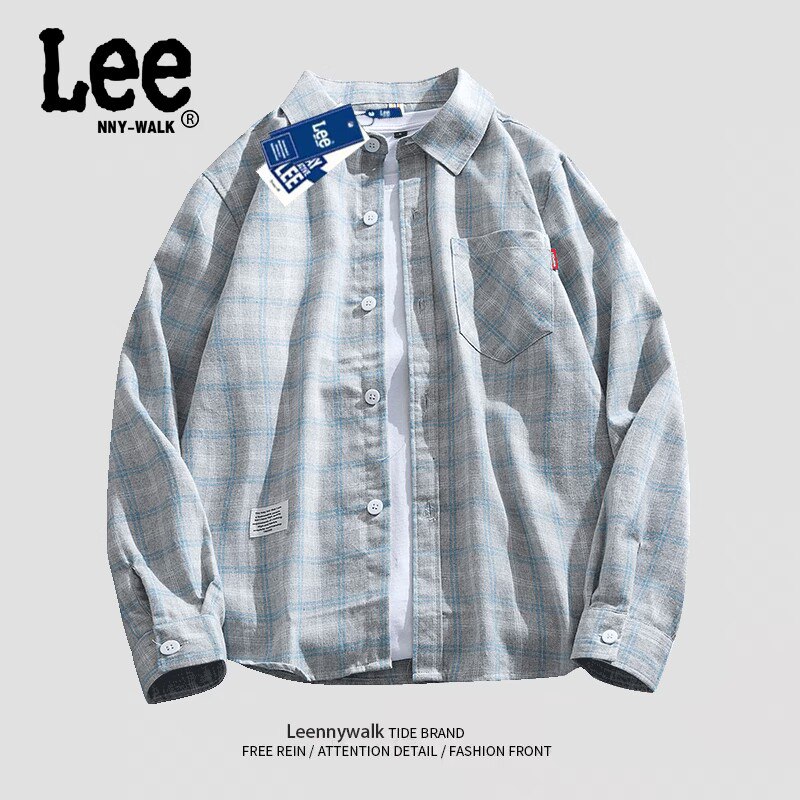 59.9元 多款可选Lee潮流休闲秋款情侣衬衫(djO62DskLMD)/ CZ11/不缩水、不褪色，耐穿抗皱！商务又休闲，适合各种场合！