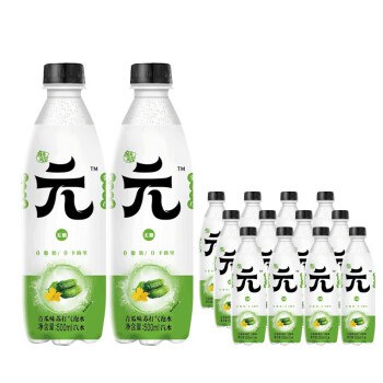 【网红款】亲亲元气 水果味苏打气泡水12瓶/箱  29.9元 