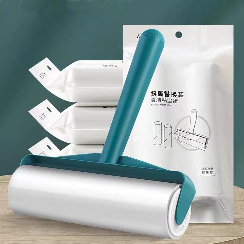 0点9.9元【寓物家居】滚筒家粘毛器1手柄+300撕)tUq4dQsZYb0)/ CZ11/居家必备 养宠物 灰尘多必备粘衣服被子床单上的毛发灰尘