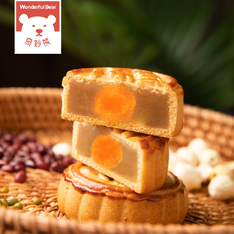 中秋广式蛋黄月饼6饼6味300g  6.9  (aEPhccVx43D)