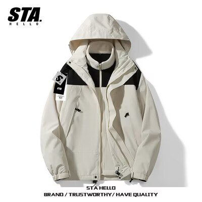 0点 169💵 STA HELLO三合一山系夹克秋冬冲锋衣)gfFvW3LxDGT)/ CZ11内胆+冲锋衣外壳，到手2件套的