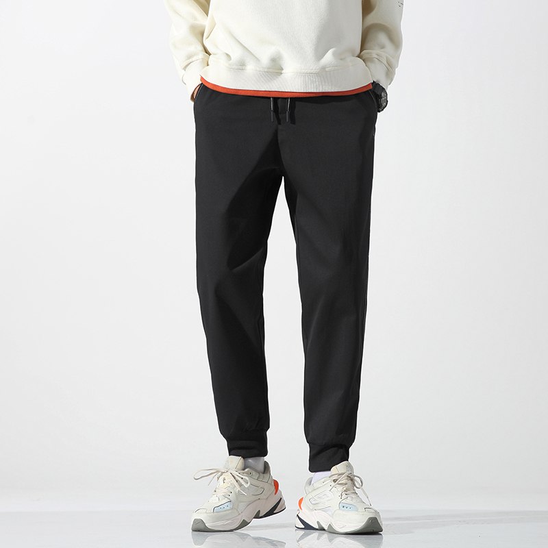 0点49元 意邦伦旗舰店秋季新品男士时尚九分裤(I5lp2HOvsXy)/