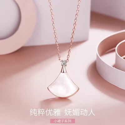 0点开始 49.9💵 小裙子轻奢百搭贝壳项链)mMECdw5a1Lm)/ CZ11//