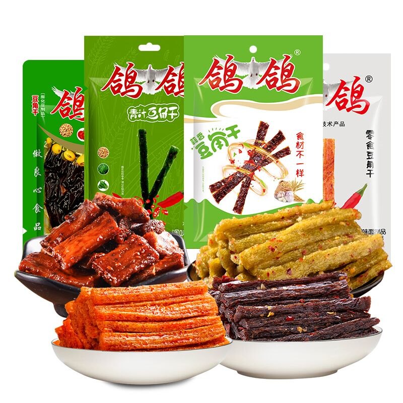0点下单/先领券9.9元 鸽鸽旗舰店鸽鸽葱香豆角干500g从小吃到大的辣条~￥UUuW2PDRYcK￥