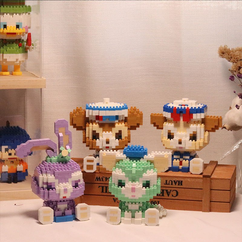 微型小颗粒钻石拼装益智积木玩具男女孩兼容乐高迪士尼星黛露摆件5.8元