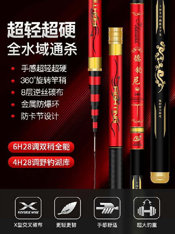 14.9元起 钓鱼竿手杆超轻(ScQjc7KXCME)/