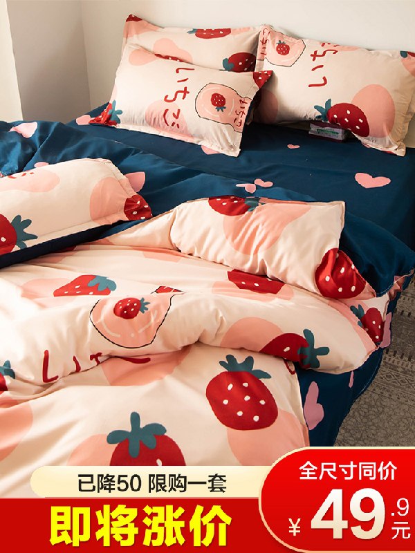 39.9元 全尺寸一个价觉先生北欧风水洗棉四件套(PCFBXlCTx99)/
