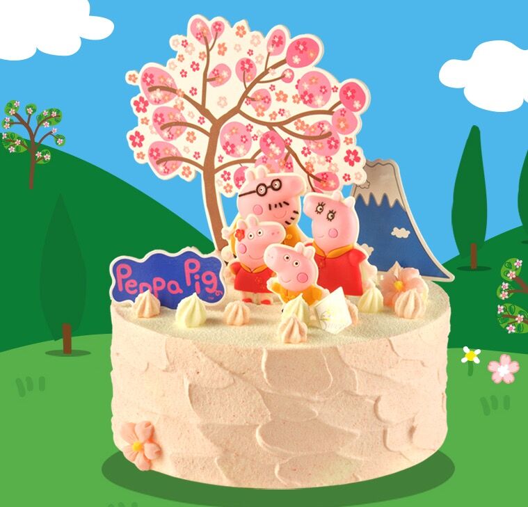 138￥85度C春樱游园会蛋糕代金券小猪佩奇联名生日蛋糕粉粉的也太少女了吧 (A4tu2LkdITn)/