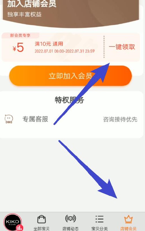 口红临期神价5元，可用效期4-6个月，速度先领了入会5元券