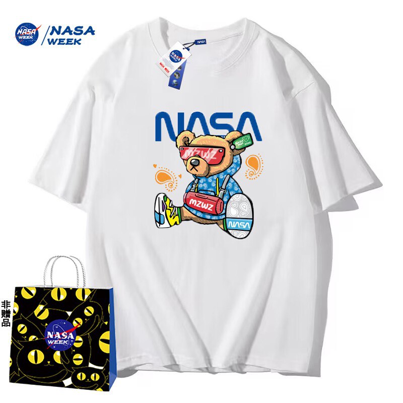 0点 拍4件  99.9💵【NASAGAME旗舰】新品2023纯棉短袖t恤*4件)S1jddKfdNFP)/ CZ11//1OO%纯棉面料，亲肤舒适~---全品券 d.618day.com/618