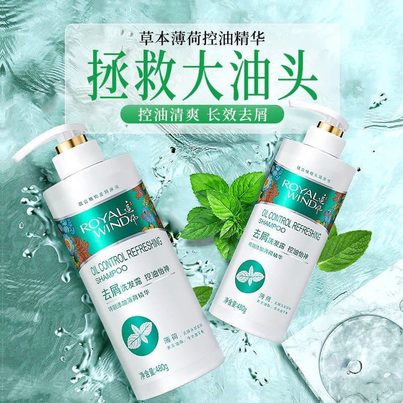 2件 拍2件 19.8元霸王旗下 追风旗舰店清爽控油去屑洗发水480ml*2瓶(XQ342pkysAU)/
