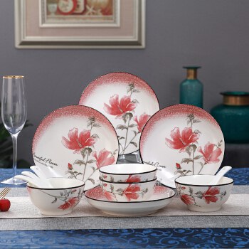 16件日式手绘餐具