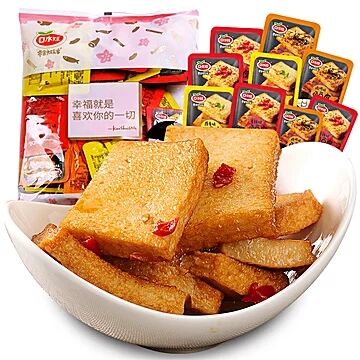 天猫超市 口水娃 鱼豆腐500g袋 拍5件叠加140-10券87元包邮 (DNhT1JfPnM1)