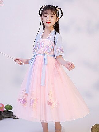 童依瑄 女童汉服原价69元，券后39元包邮 (lMkT1JTaMoe)
