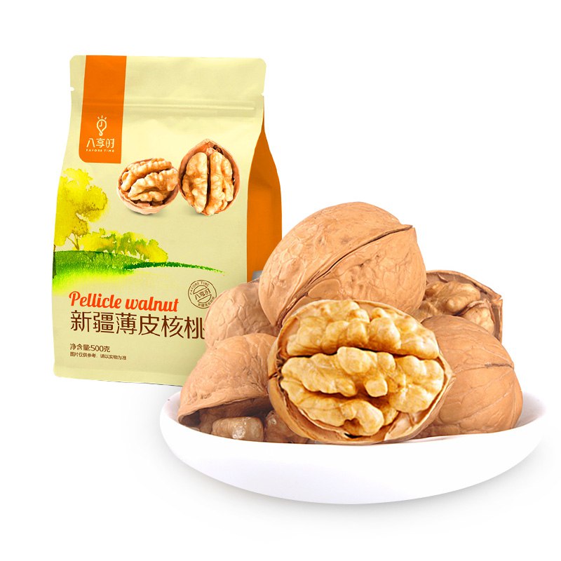 20点变价9.9【京东自营】 八享时薄皮大核桃500g