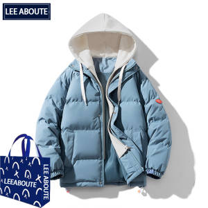 99.9元 Lee情侣假两件连帽棉服)JhXb2zMsRqk)/ CZ11/去年超火的性价比之王棉服！