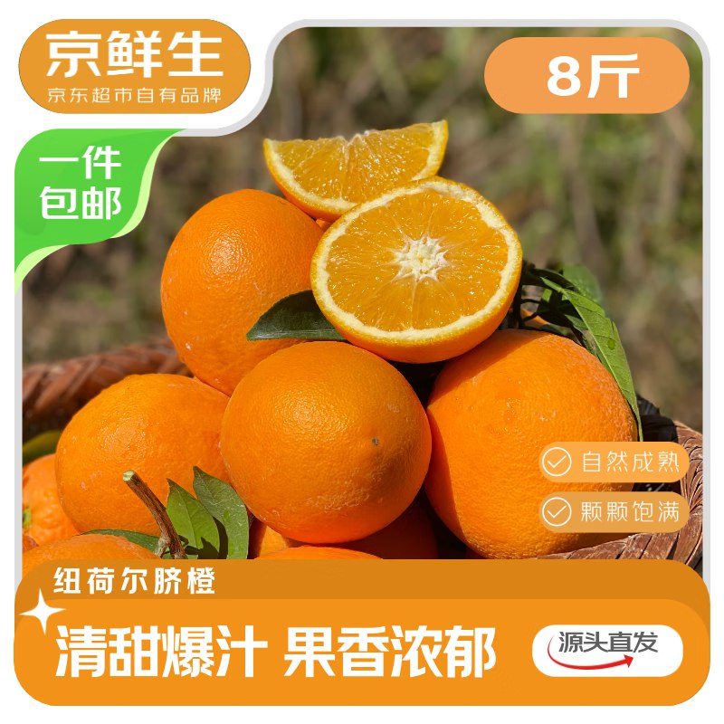 19.9亓 秭归纽荷尔脐橙8斤