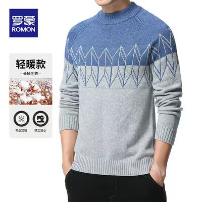 25.9💵 罗蒙男士帅气针织衫毛衣)XJSvdyVtSIU)/ CZ11//
