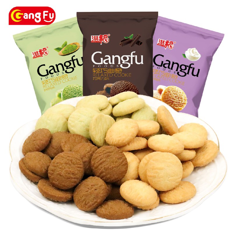 拍三件9.9元 共432g港福奶油巧克力曲奇饼干12包  (n0p3cY5XPg1)  