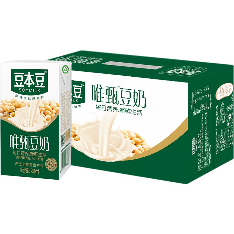 到手15块一箱，一盒豆奶6毛钱